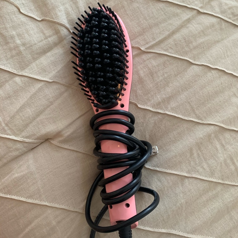 Pro fashion hair straightener brush